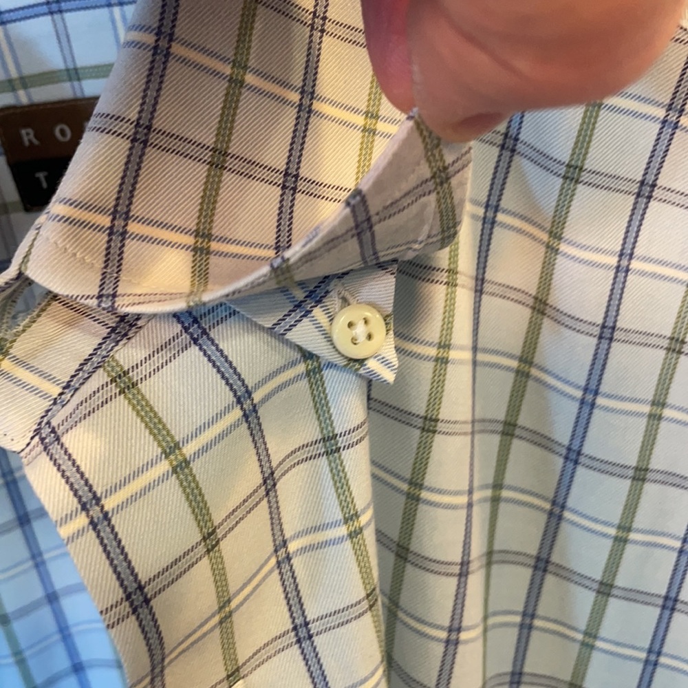 Robert Talbott Shirt With Button Dn Collar - image 3